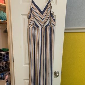 Striped Jumpsuit